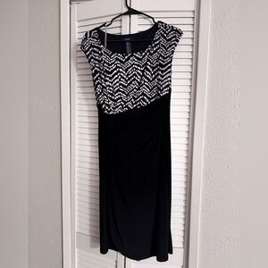 Chaps Monochrome Maxi Dress